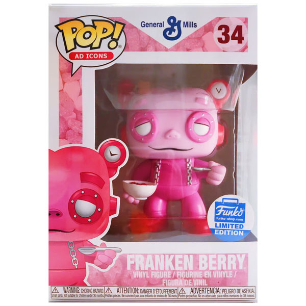 Funko POP #34 Ad Icons General Mills Franken Berry Exclusive Figure